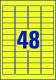960 étiquettes ultra-résistantes Laser jaunes, format 45,7 x 21,2 mm (20 feuilles / cdt),image 3